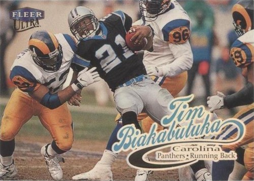 1999 Fleer Ultra Tim Biakabutuka #86