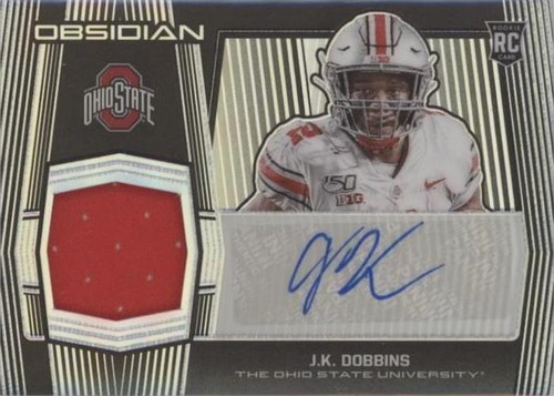 2020 Panini Obsidian Draft Picks J.K. Dobbins #14