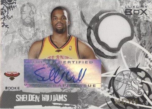 2006-07 Topps Luxury Box - Shelden Williams #RAR-SNW