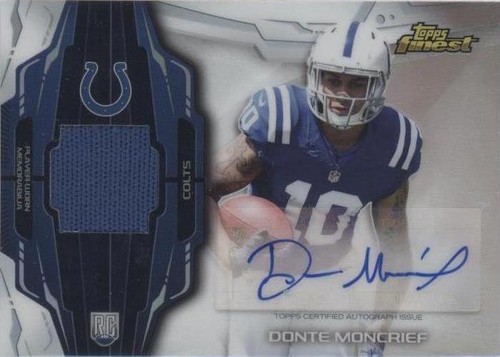 2014 Topps Finest Donte Moncrief #RAP-DM
