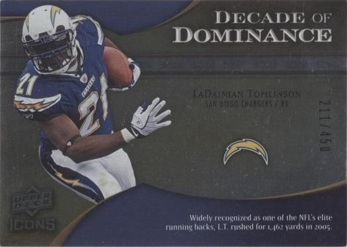 2009 Upper Deck Icons LaDainian Tomlinson #DD-TO
