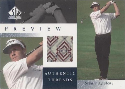 2001 SP Authentic Preview - Stuart Appleby #SA-AT
