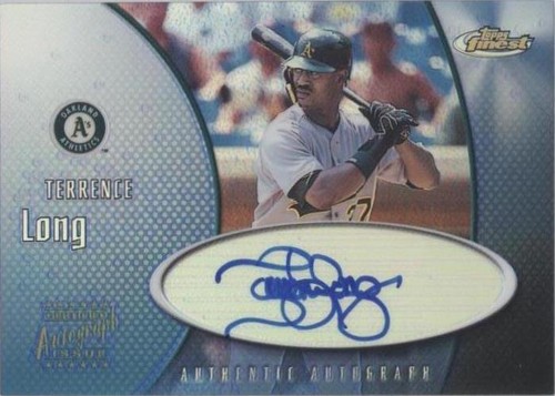 2001 Topps Finest - Terrence Long #FA-TL
