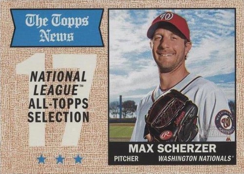 2017 Topps Heritage - Max Scherzer #378