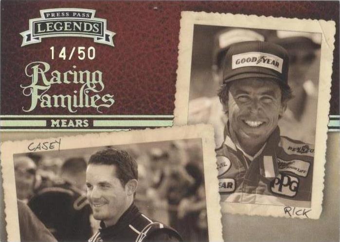 2009 Press Pass Legends - Casey Mears Rick Mears #62