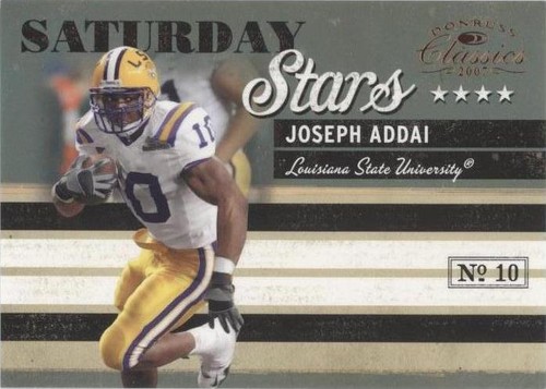2007 Donruss Classics Joseph Addai #SS-2