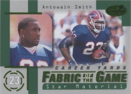 1999 Leaf Certified Antowain Smith #FG66