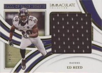 2022 Panini Immaculate Collection Ed Reed #IHOF-ERE