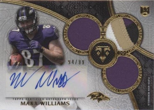 2015 Topps Triple Threads Maxx Williams #131