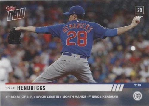 2019 Topps Now - Kyle Hendricks #297