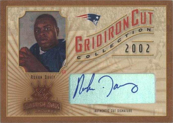 2002 Donruss Gridiron Kings Rohan Davey #GC-37