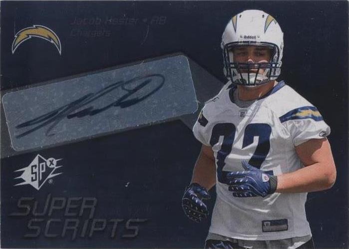 2008 SPx Jacob Hester #SSS28