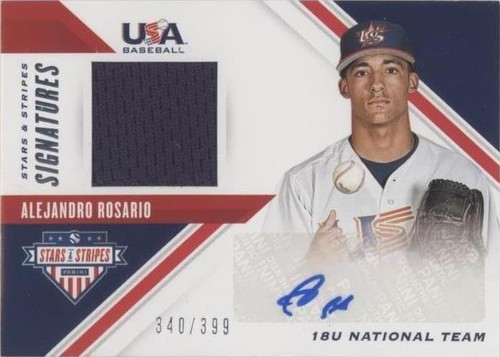 2020 Panini USA Baseball Stars & Stripes - Alejandro Rosario #SSS-AR