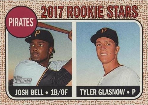 2017 Topps Heritage - Josh Bell Tyler Glasnow #36