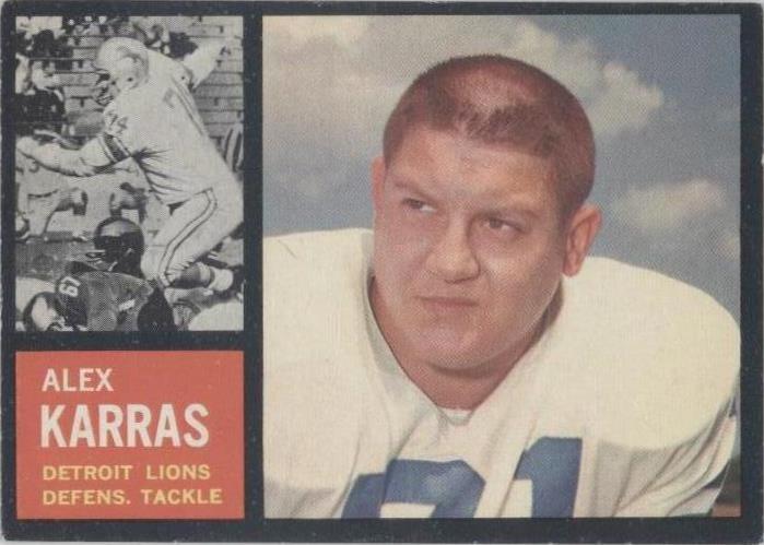 1962 Topps Alex Karras #58