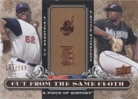 2008 Upper Deck A Piece of History - C.C. Sabathia Dontrelle Willis #CSC-WS