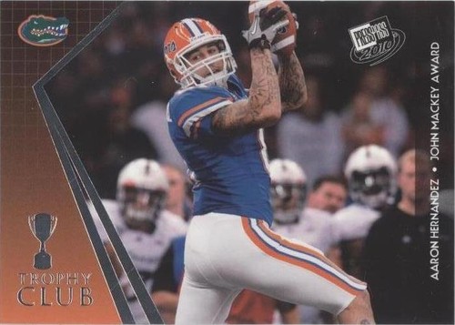 2010 Press Pass Aaron Hernandez #54