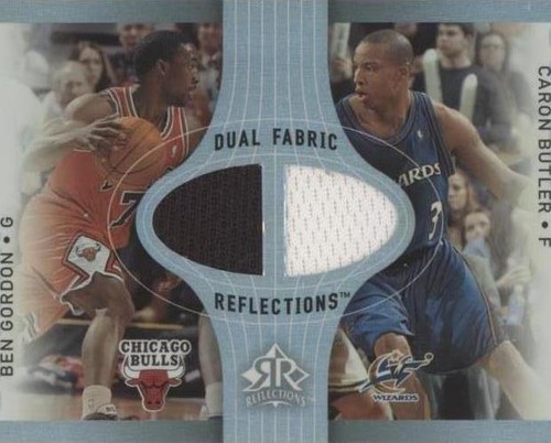 2006-07 Upper Deck Reflections - Caron Butler/Ben Gordon #DR-BC