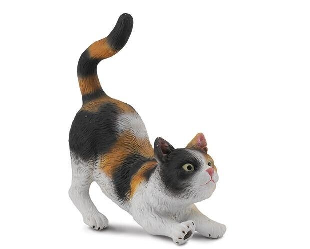 CollectA NEW * Calico House Cat * 88491 Breyer Cat Model Figure Toy Replica