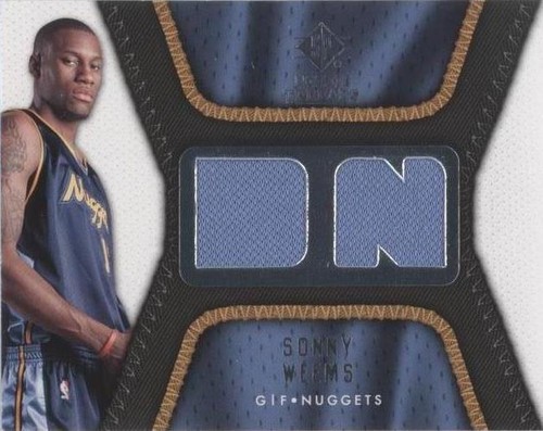 2008-09 SP Rookie Threads - Sonny Weems #RT-SW