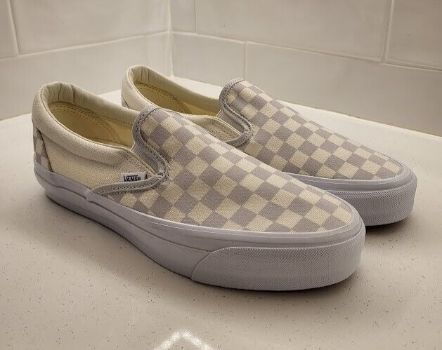 Vans OTW Slip On 98 LX Checkerboard Lunar Rock Gray Mens