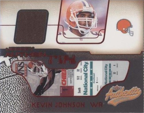 2002 Fleer Authentix Kevin Johnson #JA-KJ