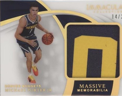 2018-19 Panini Immaculate Collection - Michael Porter Jr. #MM-MPJ