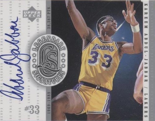 1999-00 Upper Deck NBA Legends - Kareem Abdul-Jabbar #KA