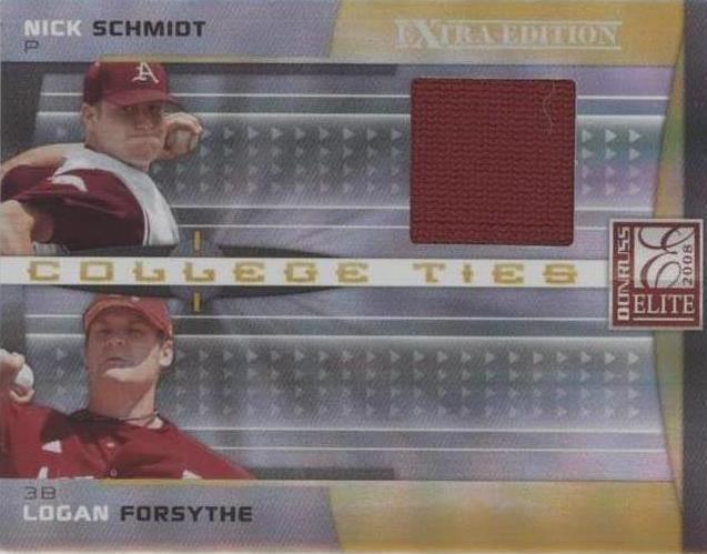 2008 Donruss Elite Extra Edition - Logan Forsythe Nick Schmidt #CTC-8