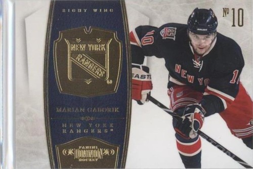 2010-11 Panini Dominion - Marian Gaborik #64