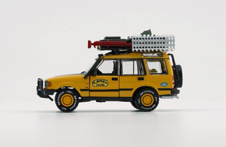BM Creations 1998 Land Rover Discovery 1 - Camel - RHD 1:64 Diecast Car 64B0194