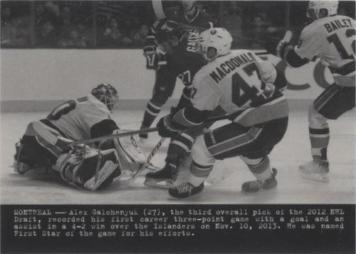 2014-15 Upper Deck Masterpieces - Alex Galchenyuk #183