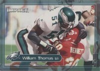2000 Skybox Impact William Thomas #45