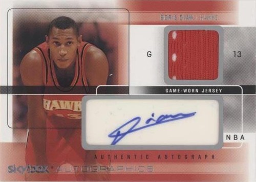 2004-05 Skybox Autographics - Boris Diaw #AG-BD