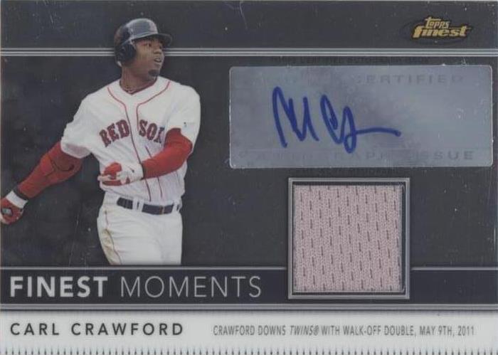 2011 Topps Finest - Carl Crawford #FMA2