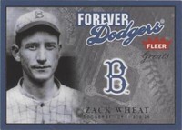 2004 Fleer Greats of the Game - Zack Wheat #3 F