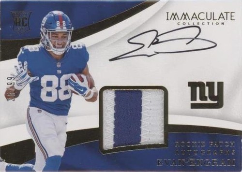 2017 Panini Immaculate Collection Evan Engram #124