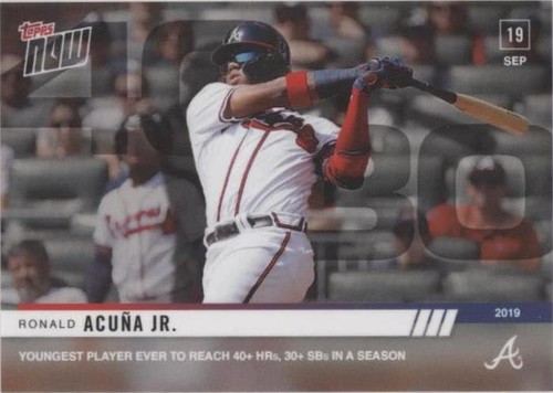 2019 Topps Now - Ronald Acuña Jr. #868
