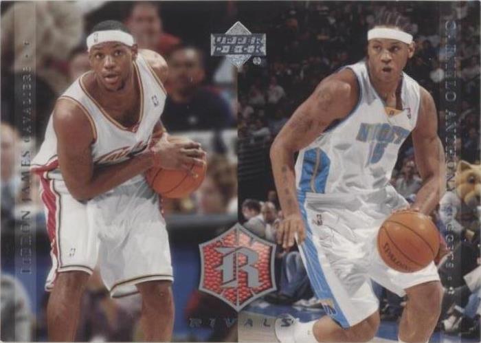 2004-05 UD Rivals - Carmelo Anthony/LeBron James #29