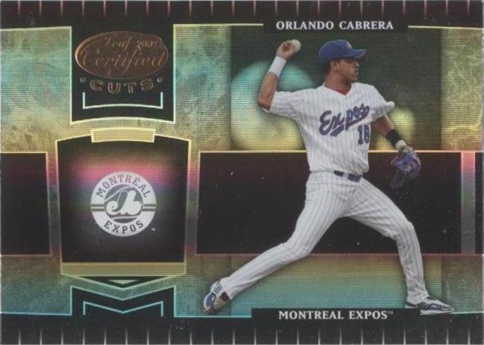 Cortes certificados hoja 2004 - Orlando Cabrera #119