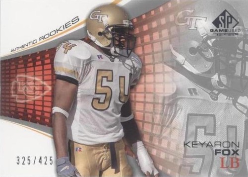 2004 SP Game Used Edition Keyaron Fox #179