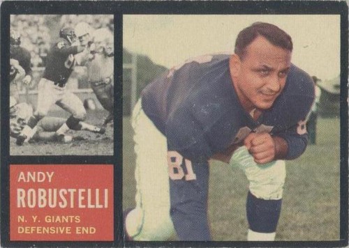 1962 Topps Andy Robustelli #108