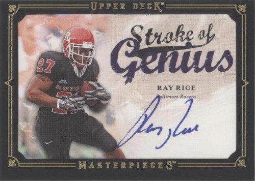 2008 Upper Deck Masterpieces Ray Rice #SOG81