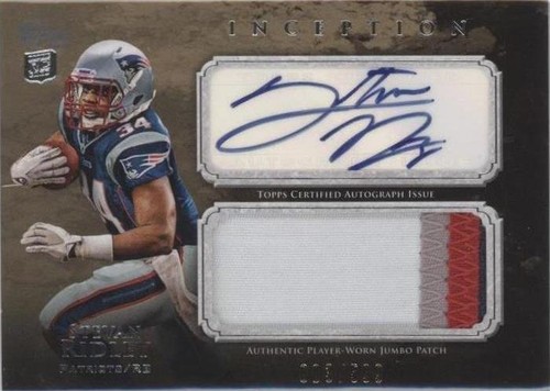 2011 Topps Inception Stevan Ridley #AJP-SR