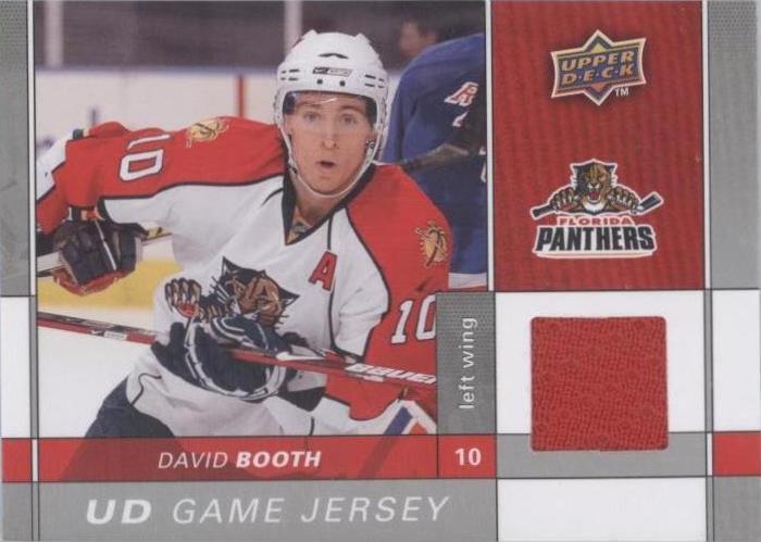 2009-10 Upper Deck - David Booth #GJ-DA