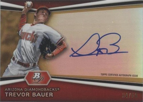 2012 Bowman Platinum - Trevor Bauer #AP-TB