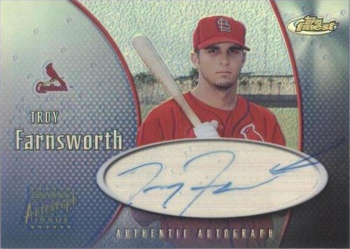 2001 Topps Finest - Troy Farnsworth #FA-TF