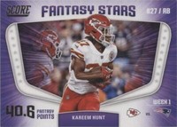 2018 Score Kareem Hunt #1