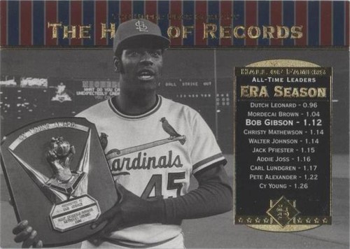 2001 Upper Deck Hall of Famers - Bob Gibson #81