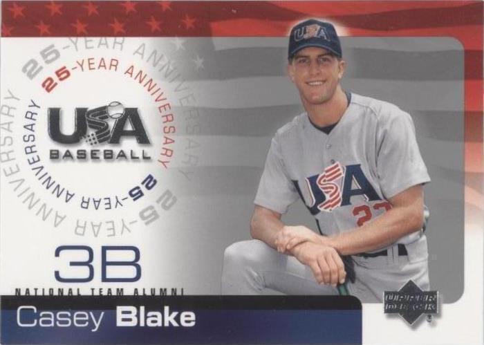 2004 Upper Deck EE. UU. Béisbol 25 Aniversario - Casey Blake #USA-17